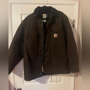 Brown Size Medium Carhartt Jacket (fits large like an XL)